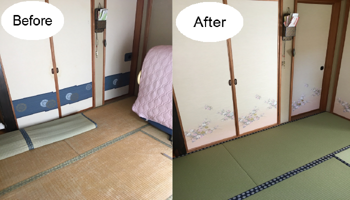 襖張替え